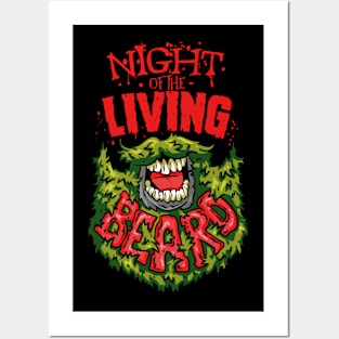 Night of the Living Beard Posters and Art